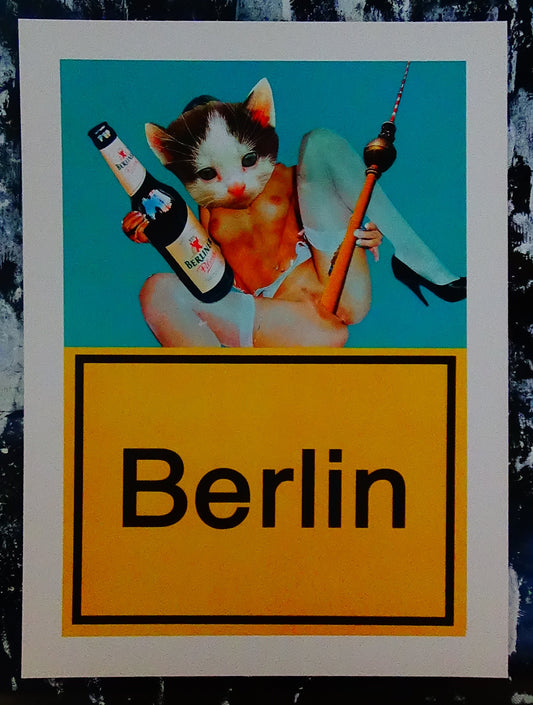 A4 Kunstdruck mit einem weißen Rand - Hochformat