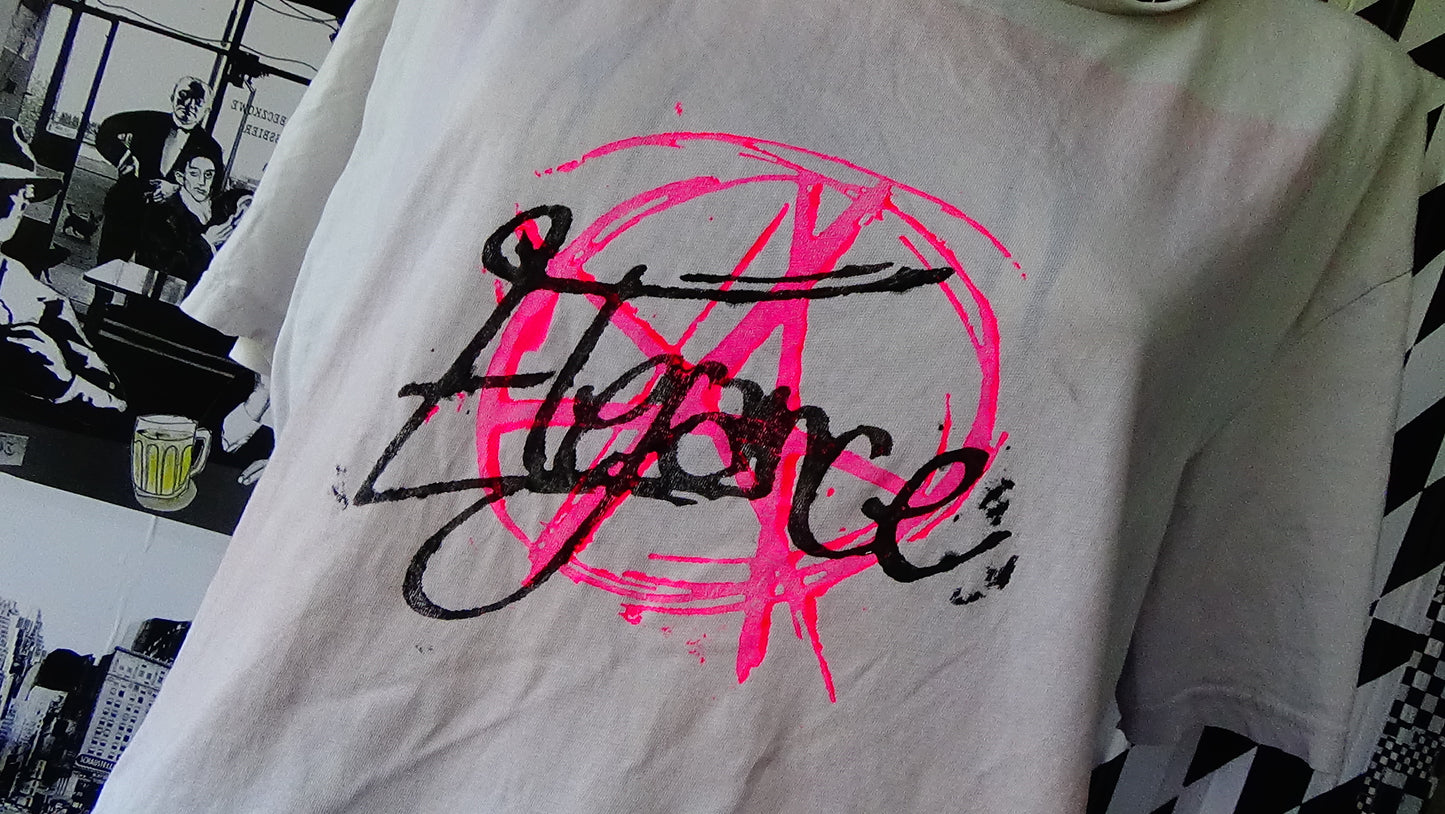 weißes T'shirt namens Elegance & Anarchy Gr.M