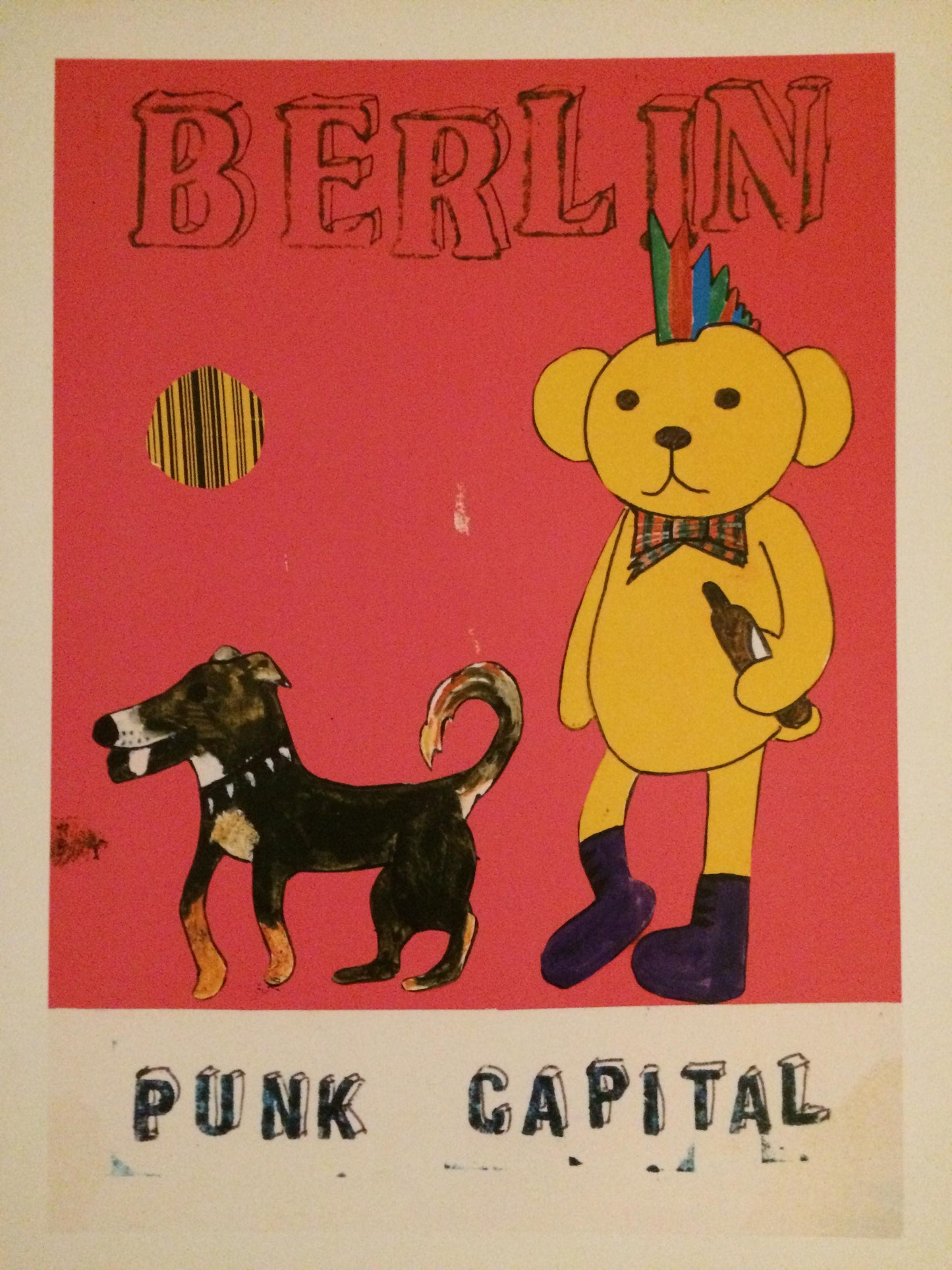 A4 Kunstdruck mit einem weißen Rand - Hochformat