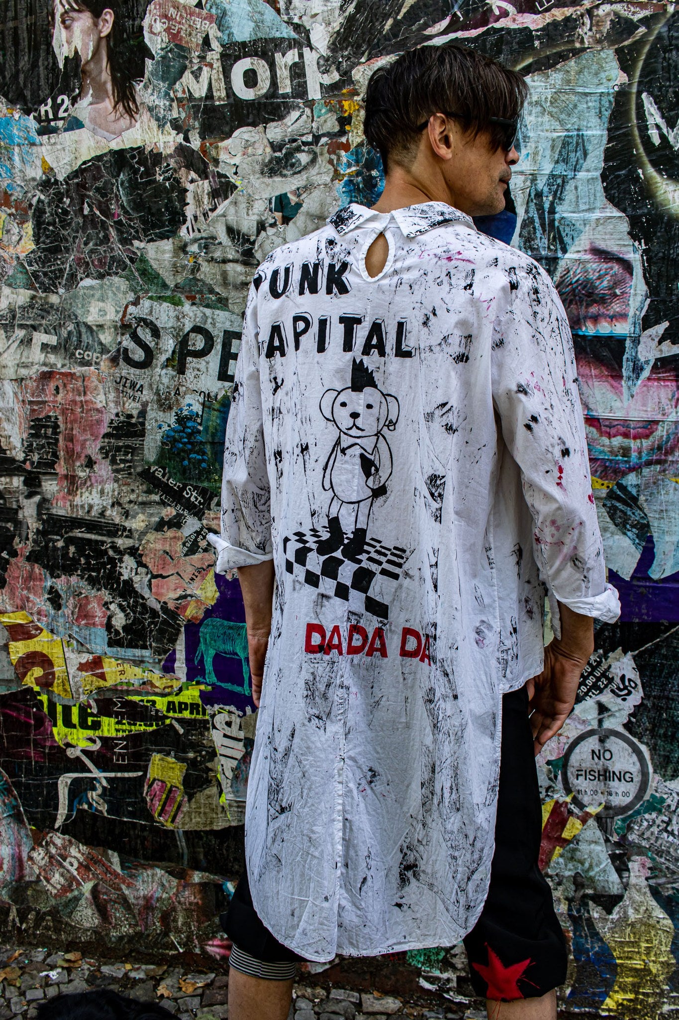 weißes DADA Hemd/Shirt Gr. M/L