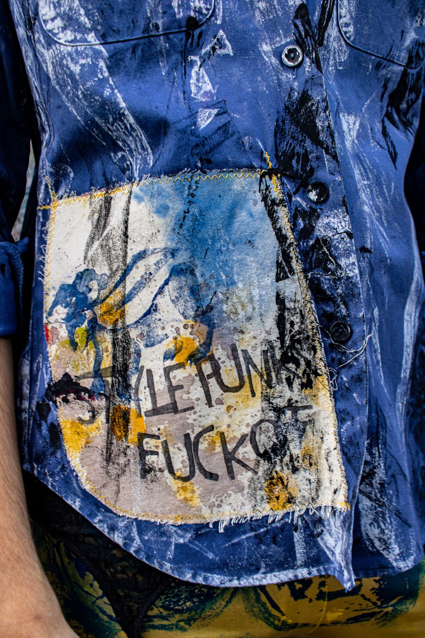 blaue ArbeitsHemden