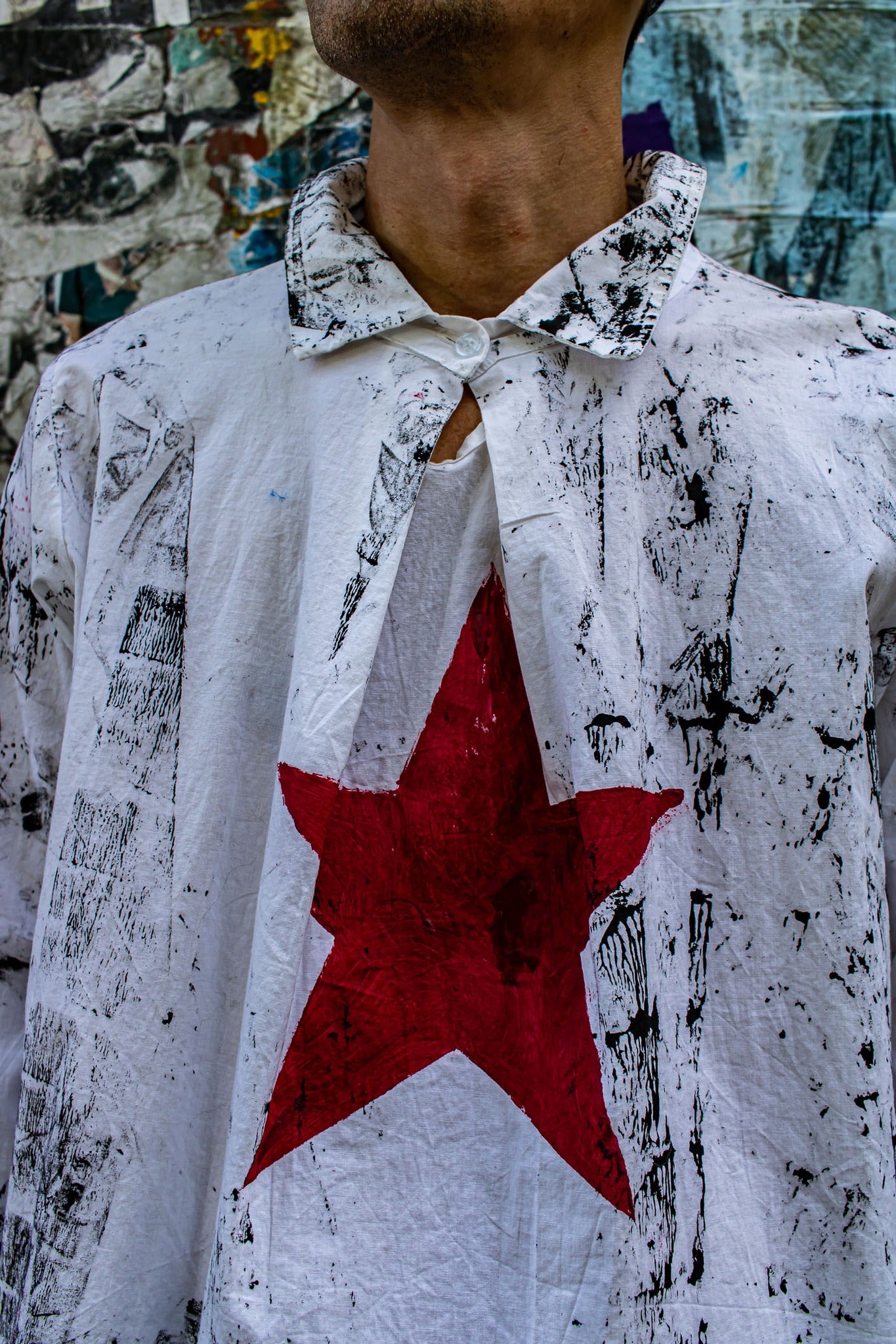 weißes DADA Hemd/Shirt Gr. M/L