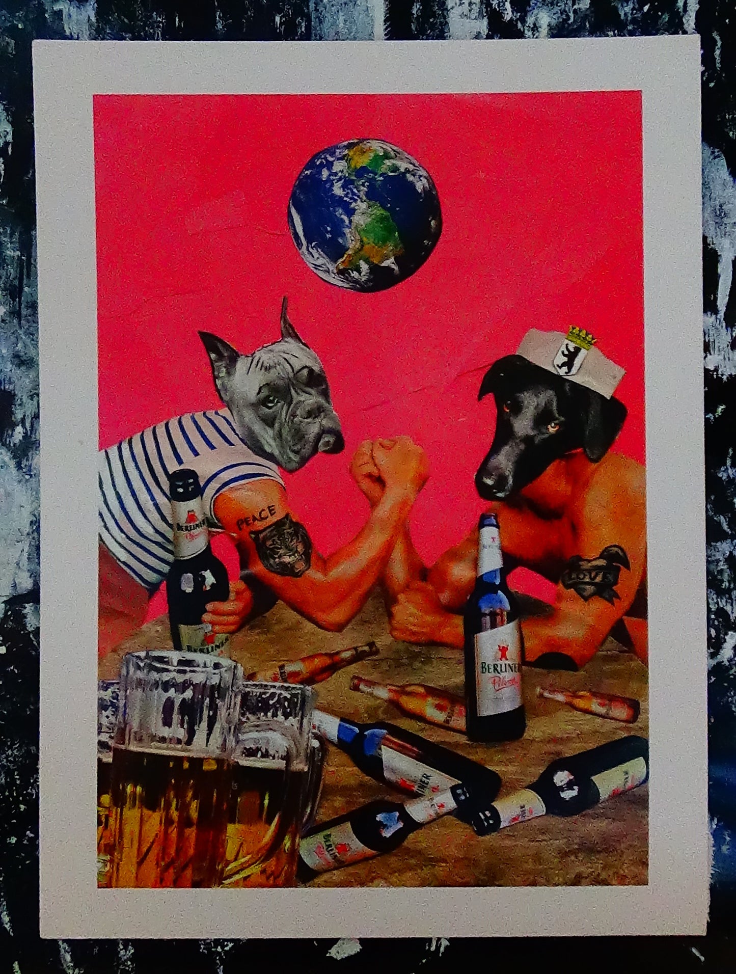 A4 Kunstdruck mit einem weißen Rand - Hochformat