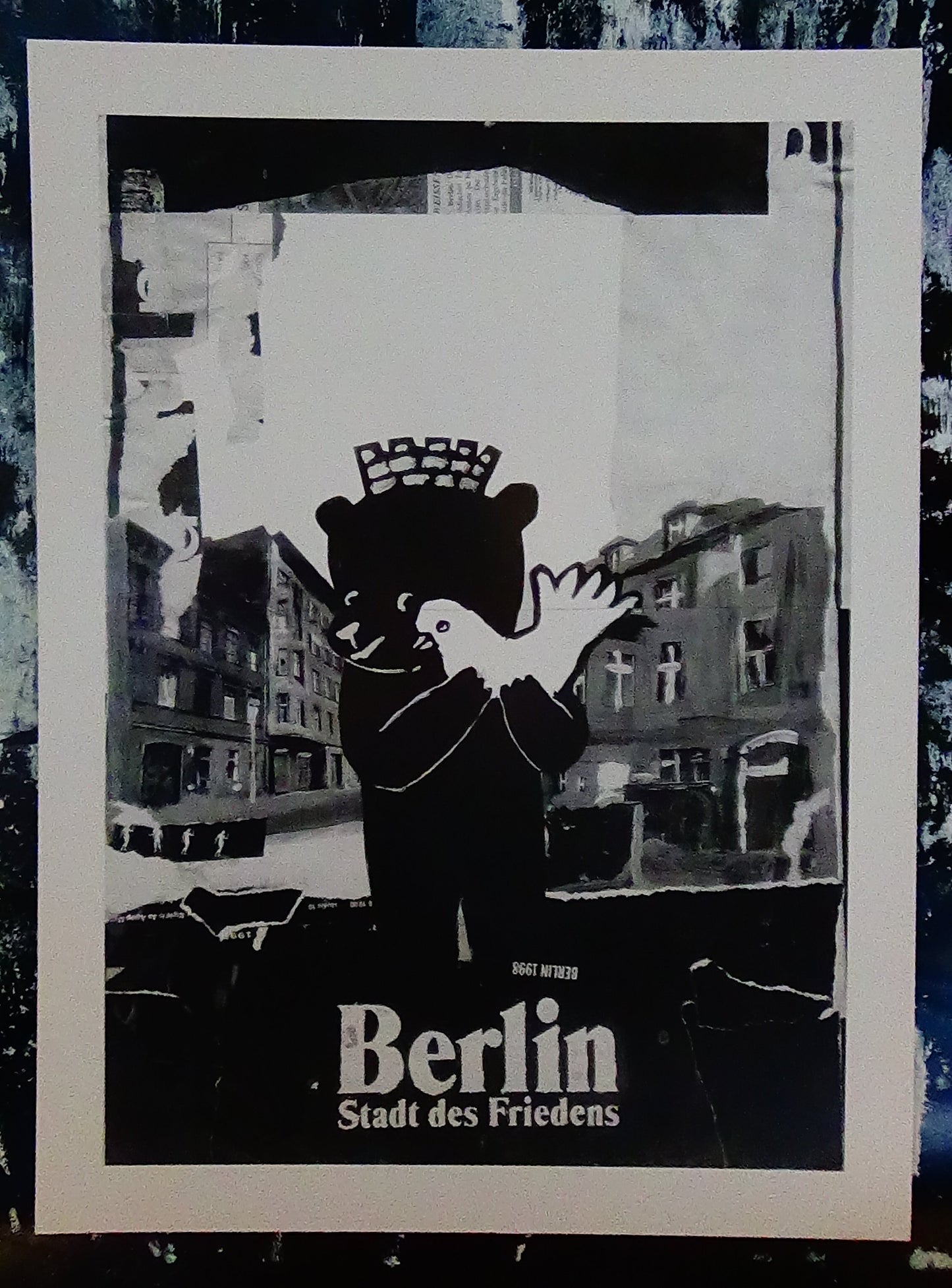 A4 Kunstdruck mit einem weißen Rand - Hochformat
