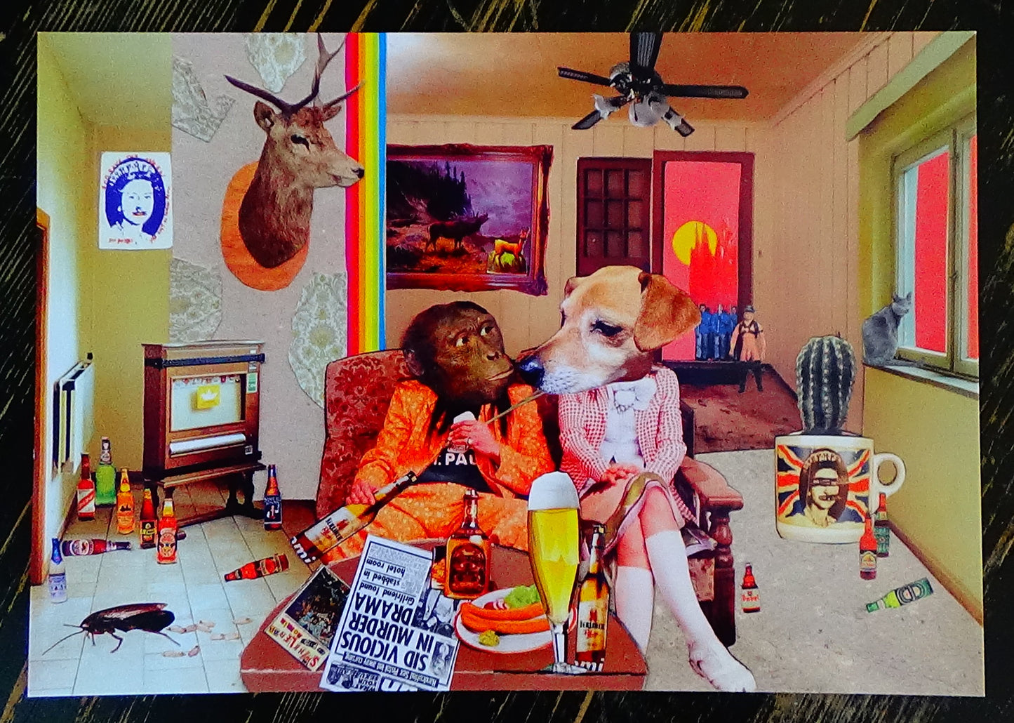 Postkarten klein Querformat