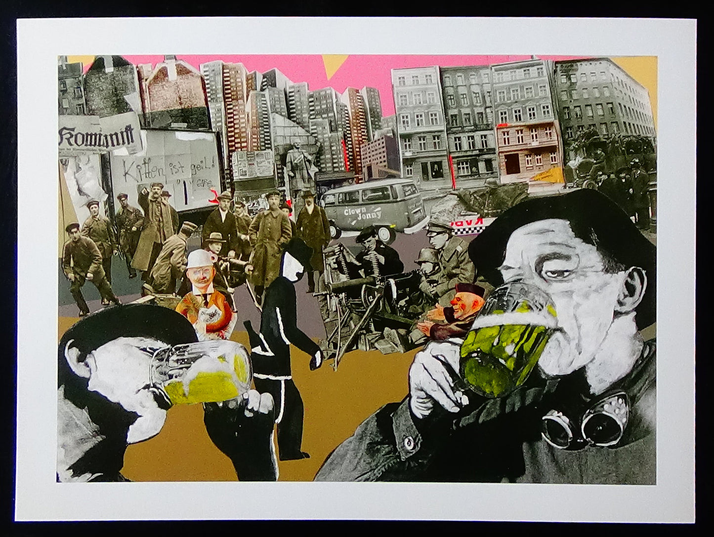 A4 Kunstdruck mit weißem Rand Querformat