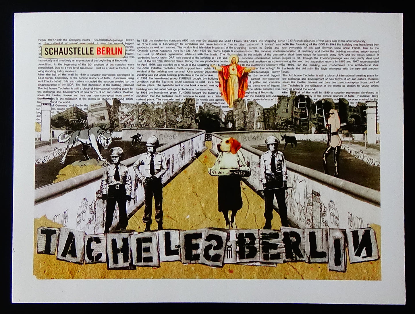 A4 Kunstdruck mit weißem Rand Querformat