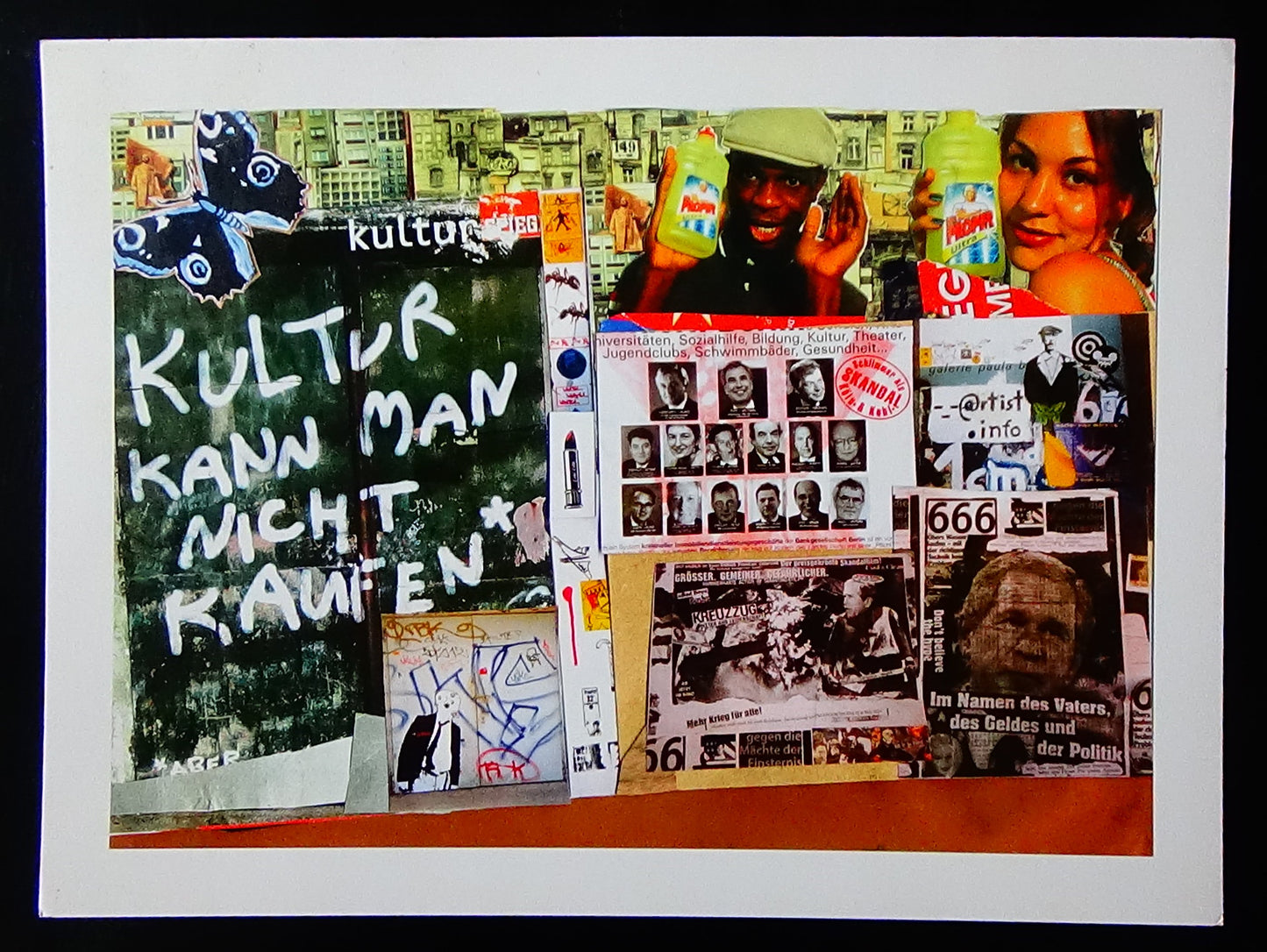 A4 Kunstdruck mit weißem Rand Querformat