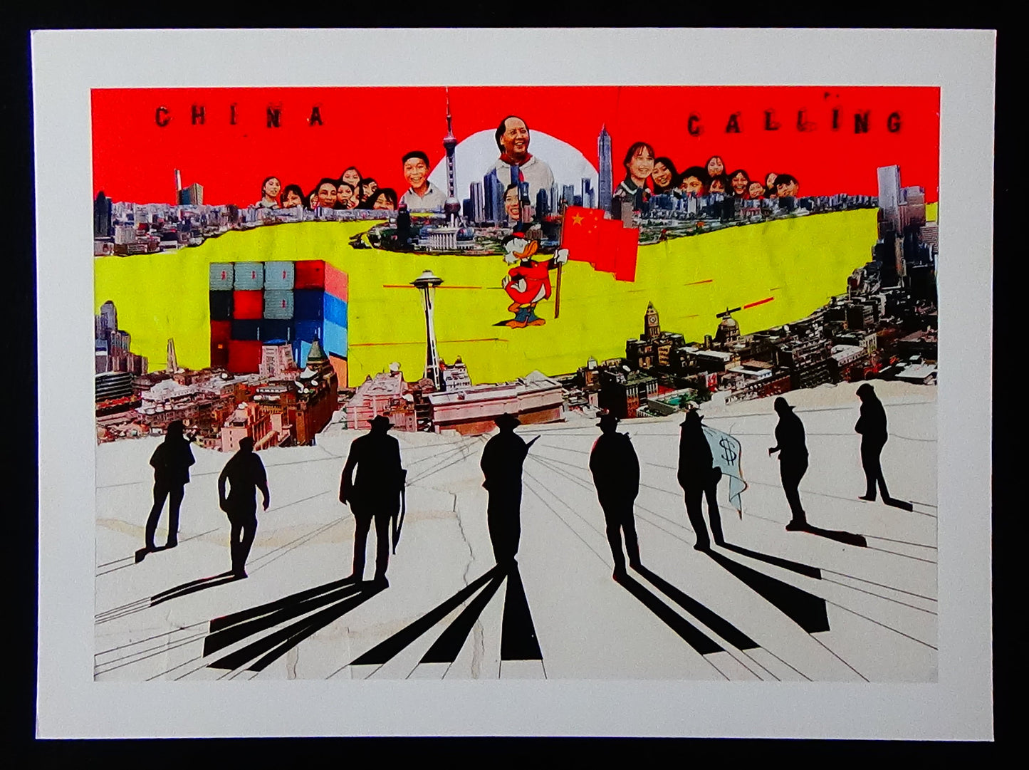 A4 Kunstdruck mit weißem Rand Querformat