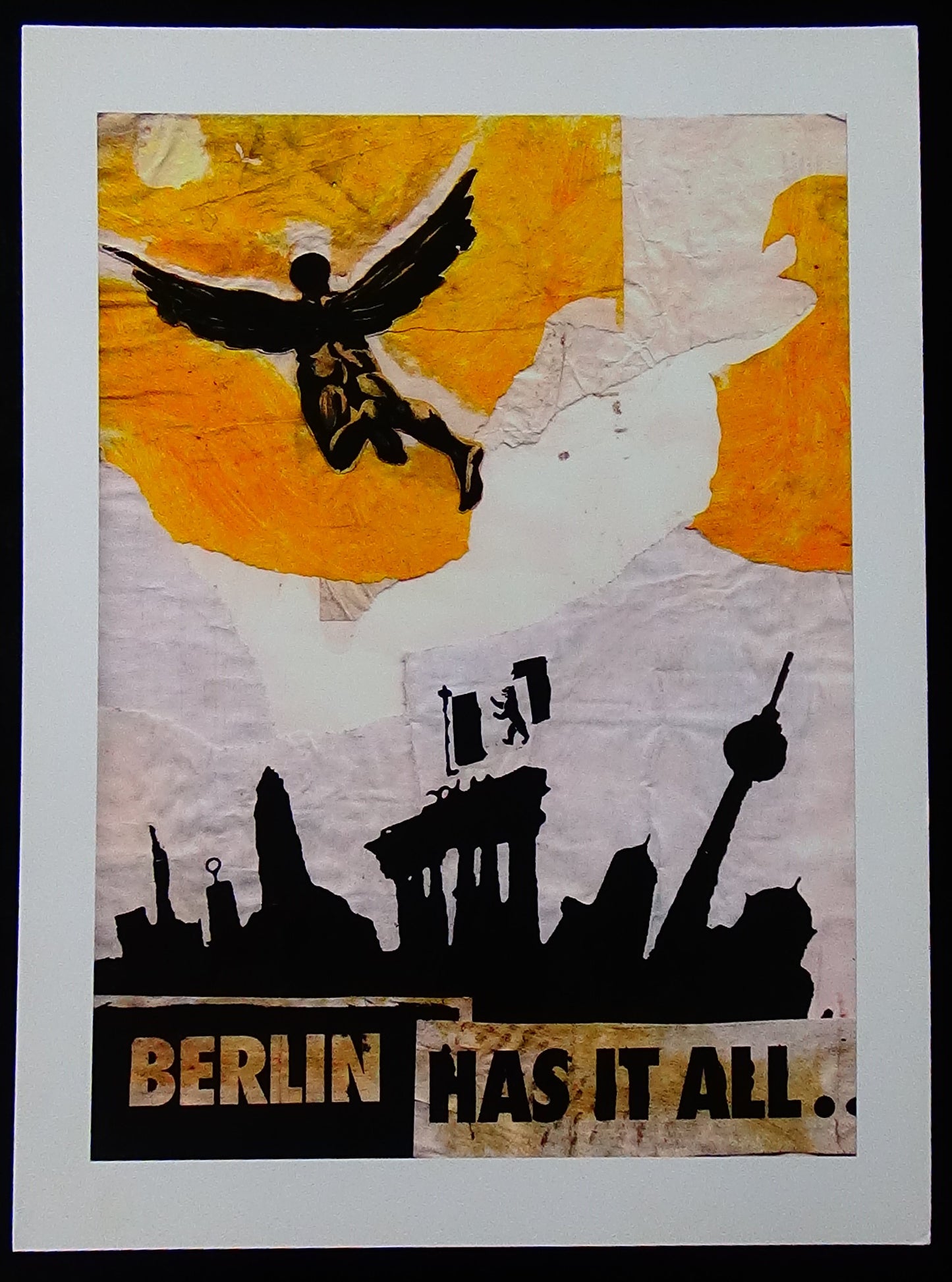 A4 Kunstdruck mit einem weißen Rand - Hochformat