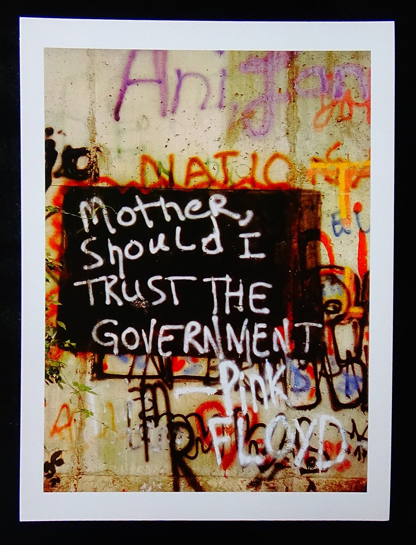 A4 Kunstdruck mit einem weißen Rand - Hochformat