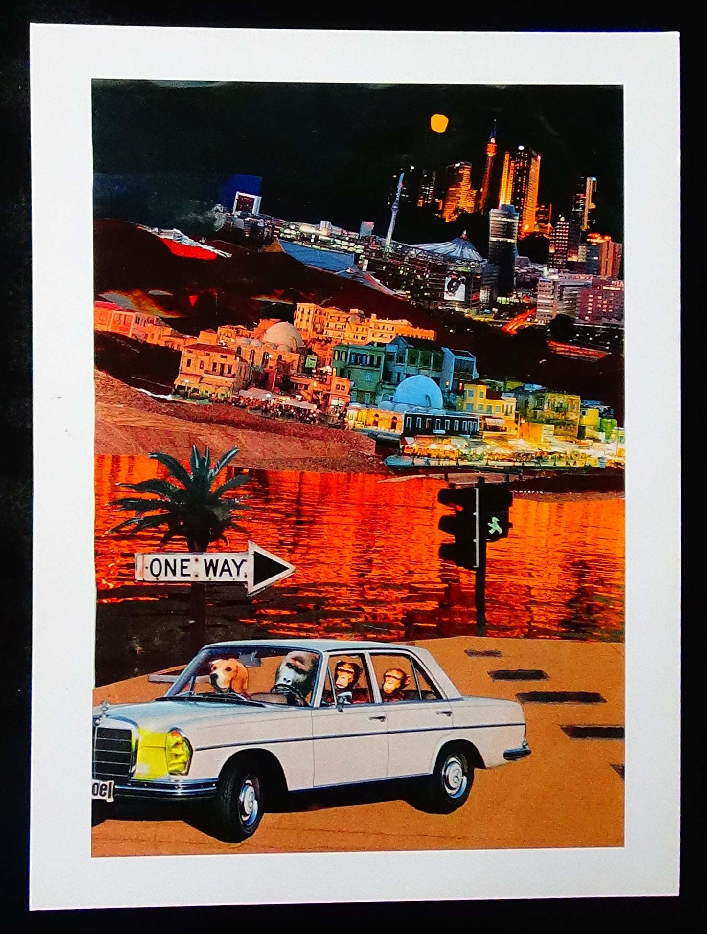 A4 Kunstdruck mit einem weißen Rand - Hochformat