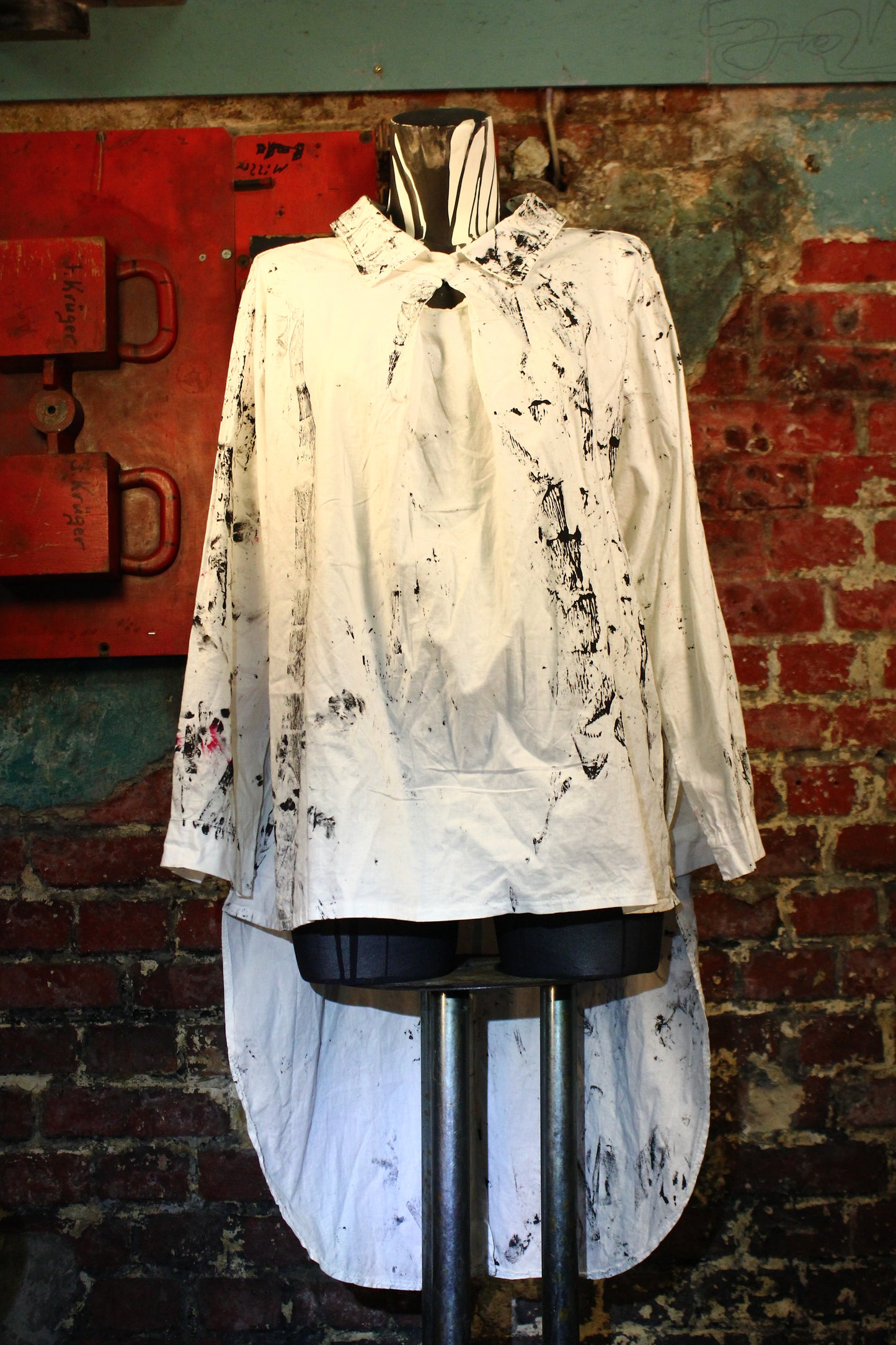 weißes DADA Hemd/Shirt Gr. M/L